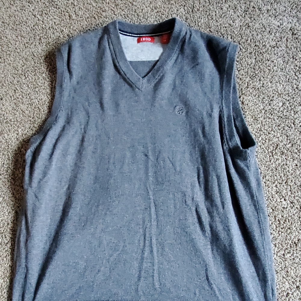 Grey IZOD Sweater Vest
